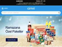 Tablet Screenshot of cimri.com